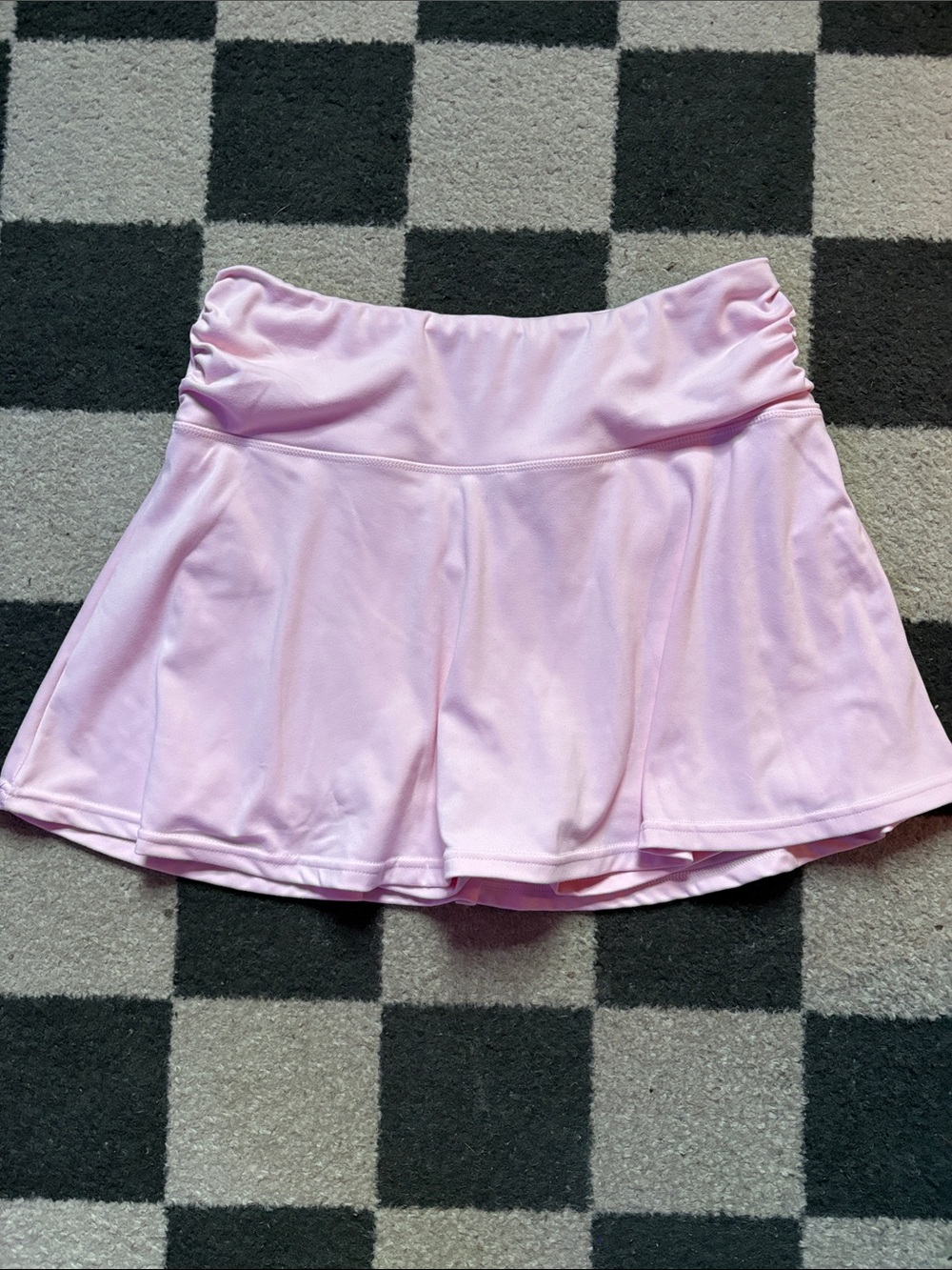 Light Pink Womens Athletic Skort with Pockets